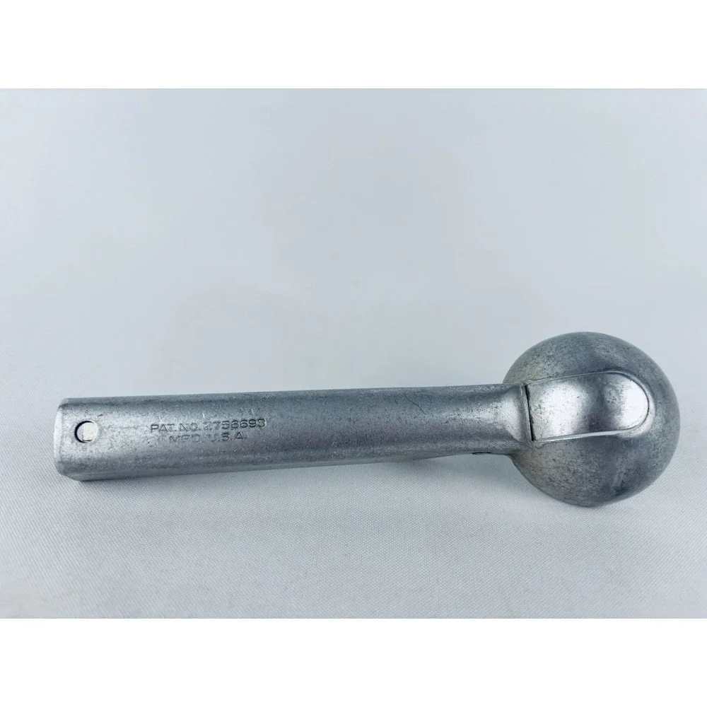 Vintage Ice Scream Meatball Scoop Aluminum Pat. No. 2756698 USA MCM 1950s 7